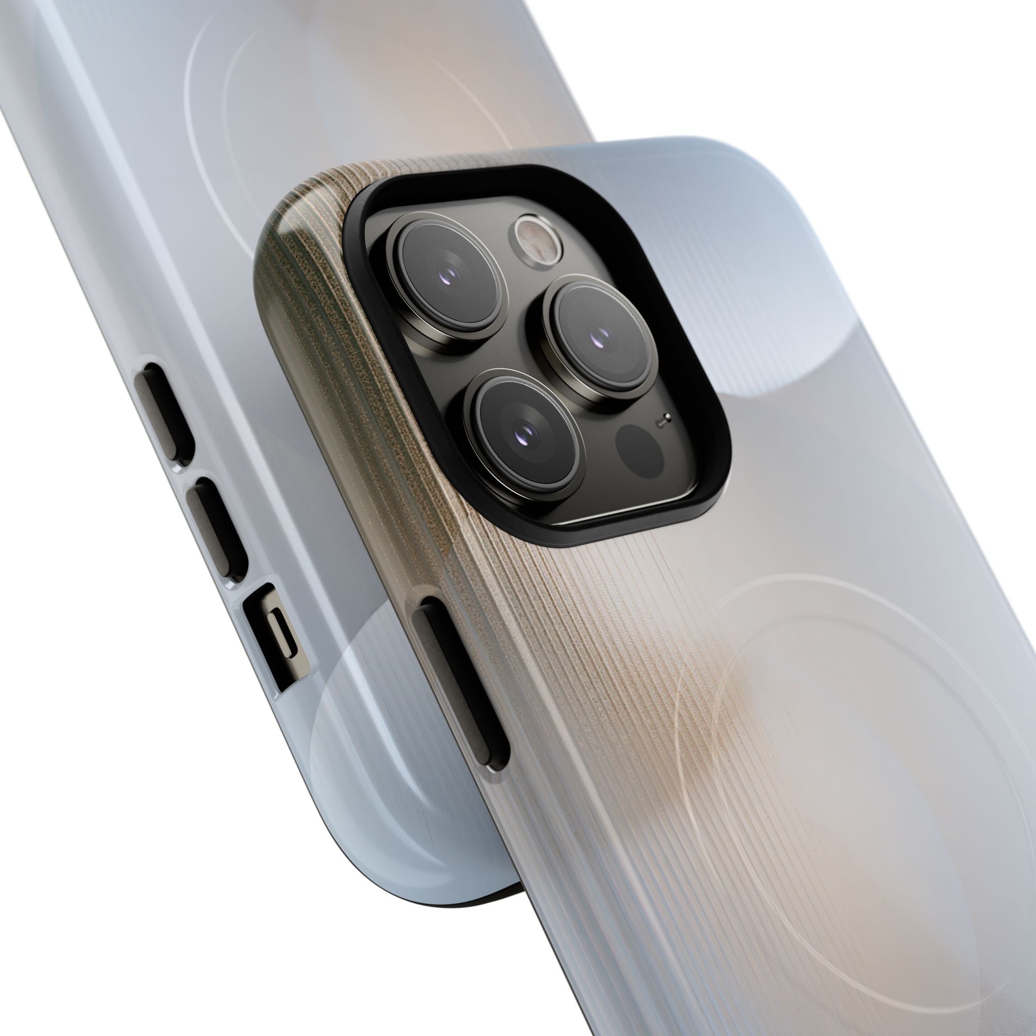 White Tough 2.0 Magsafe Phone Case for iPhone - Frosted Ribbed Sphere