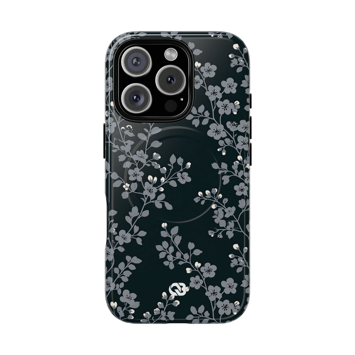 Nocturne Blossom Branch · Tough 2.0 Magnetic Phone Case for iPhone · Black