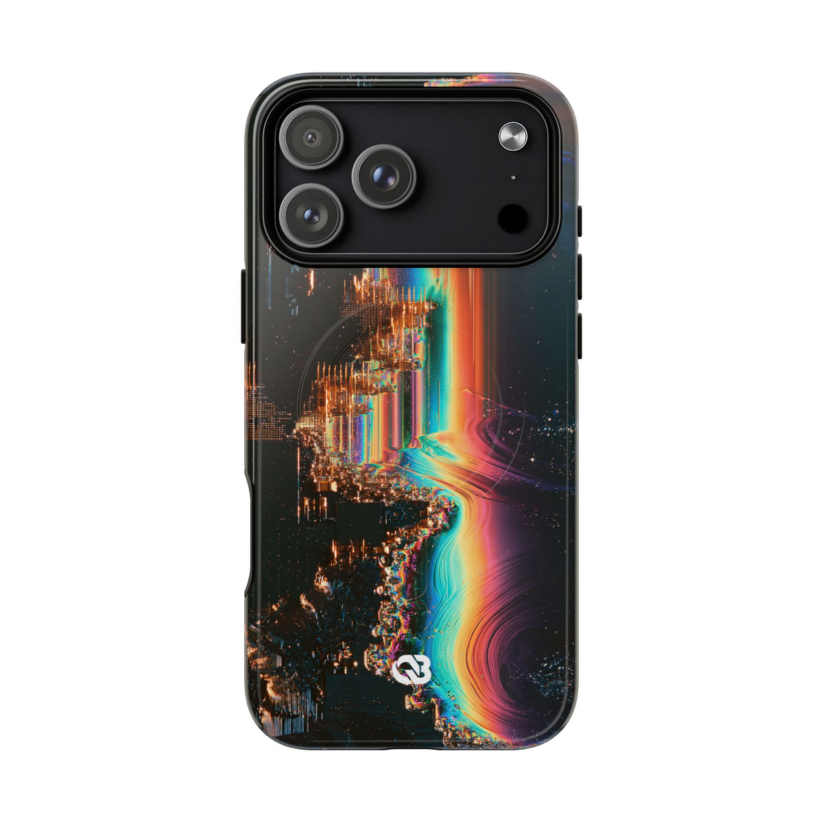 Prismatic Circuit · Tough 2.0 Magnetic Phone Case for iPhone · Black