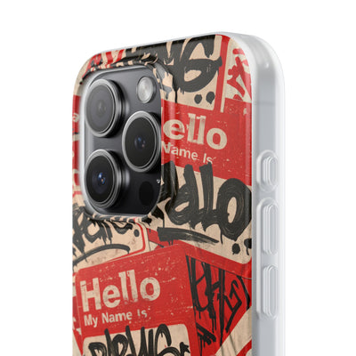 Slap Tag Collage · Lite Phone Case for iPhone ·  Red
