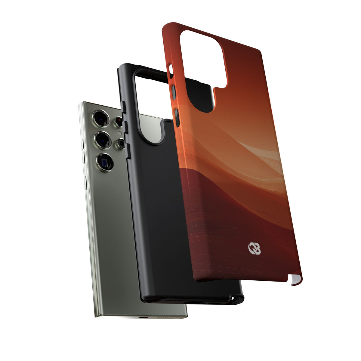 Terracotta Dune Ridges · Tough Phone Case for Samsung · Orange
