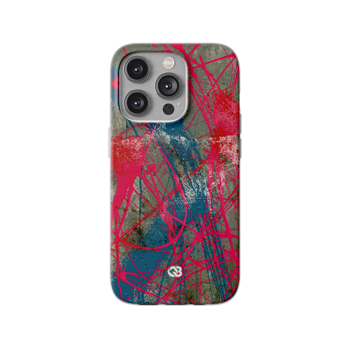 Neon Static Drip · Lite Phone Case for iPhone ·  Pink