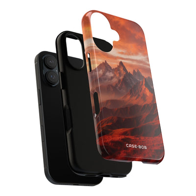 Jagged Glow iPhone 16 Cover - Tough
