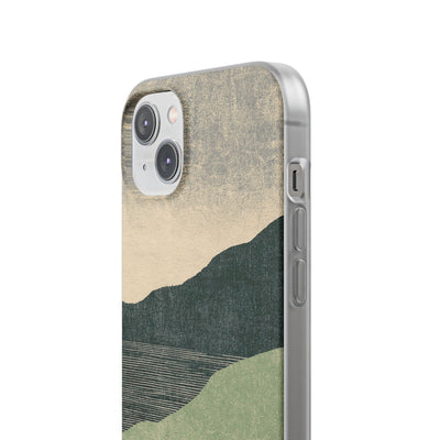 Green Lite Phone Case for iPhone - Moss Ridge Grain