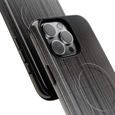 Grey Tough 2.0 Magsafe Phone Case for iPhone - Static Vertical Dither