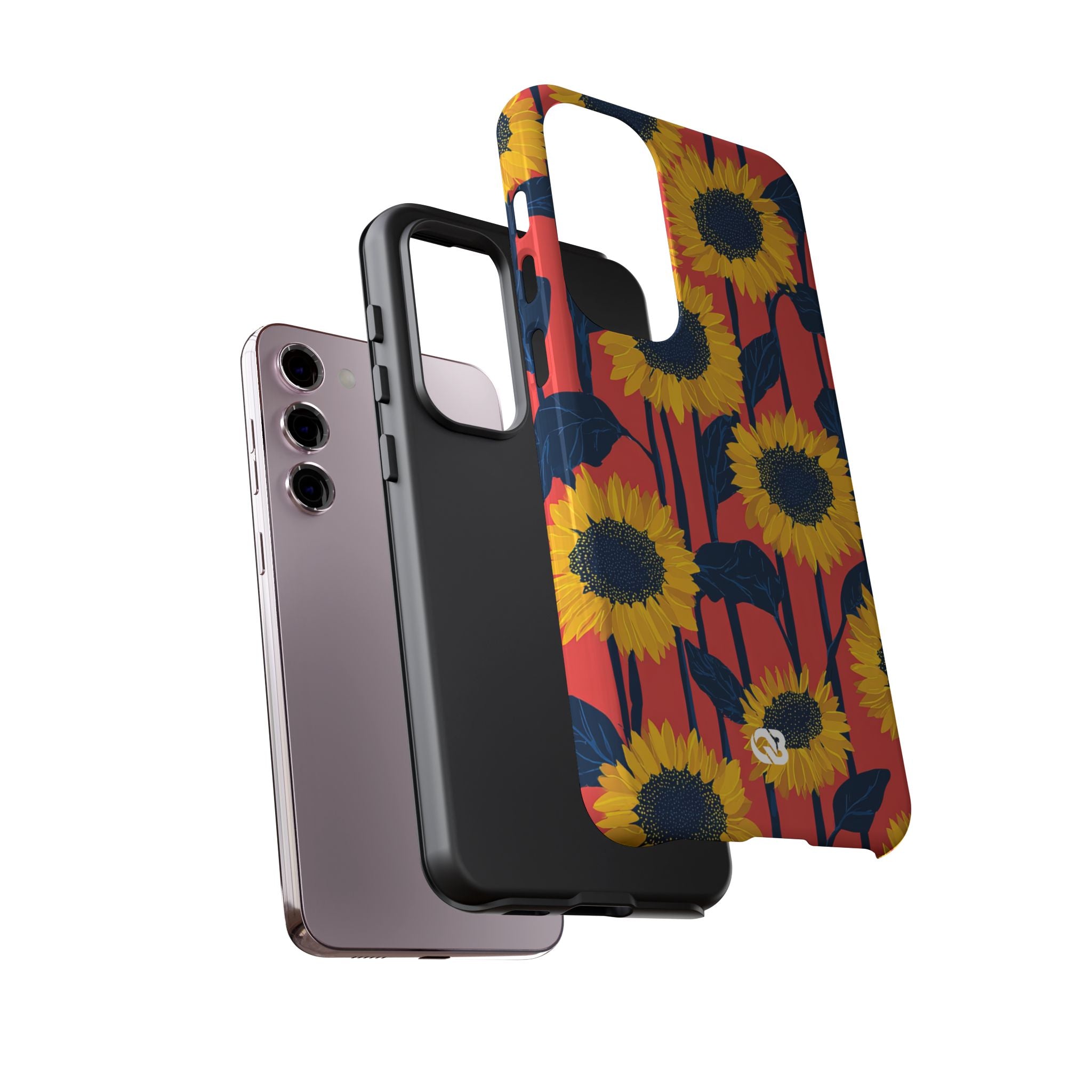 Solar Navy Bloom · Tough Phone Case for Samsung