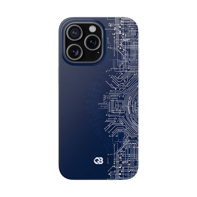 Blue Lite Phone Case for iPhone - Cobalt Circuit Logic