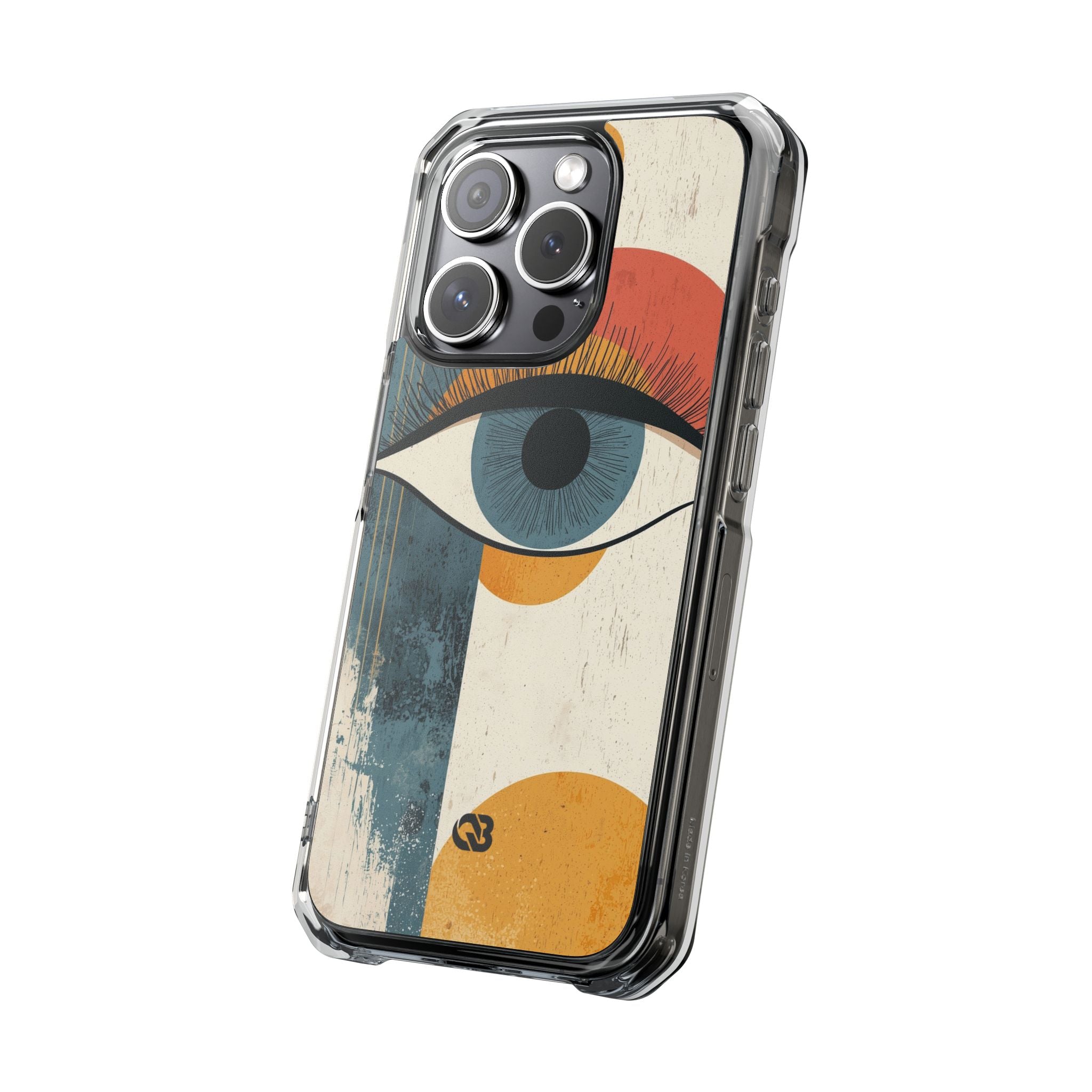 Distressed Azure Ocular · Impact Phone Case for iPhone · Magsafe