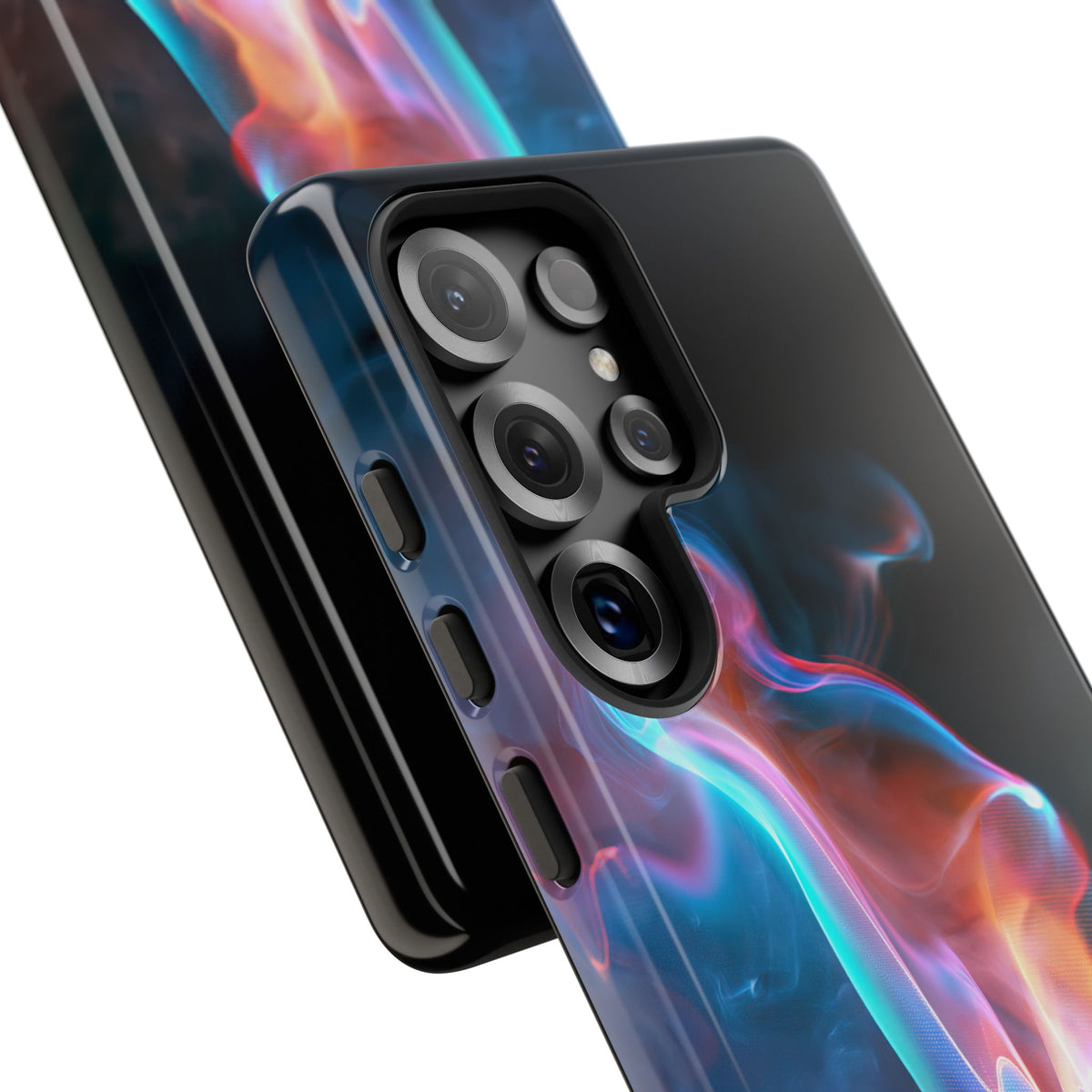 Neon Waveform · Tough Phone Case for Samsung · Black