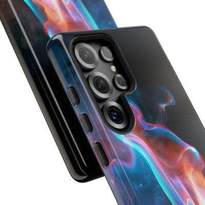 Neon Waveform · Tough Phone Case for Samsung · Black