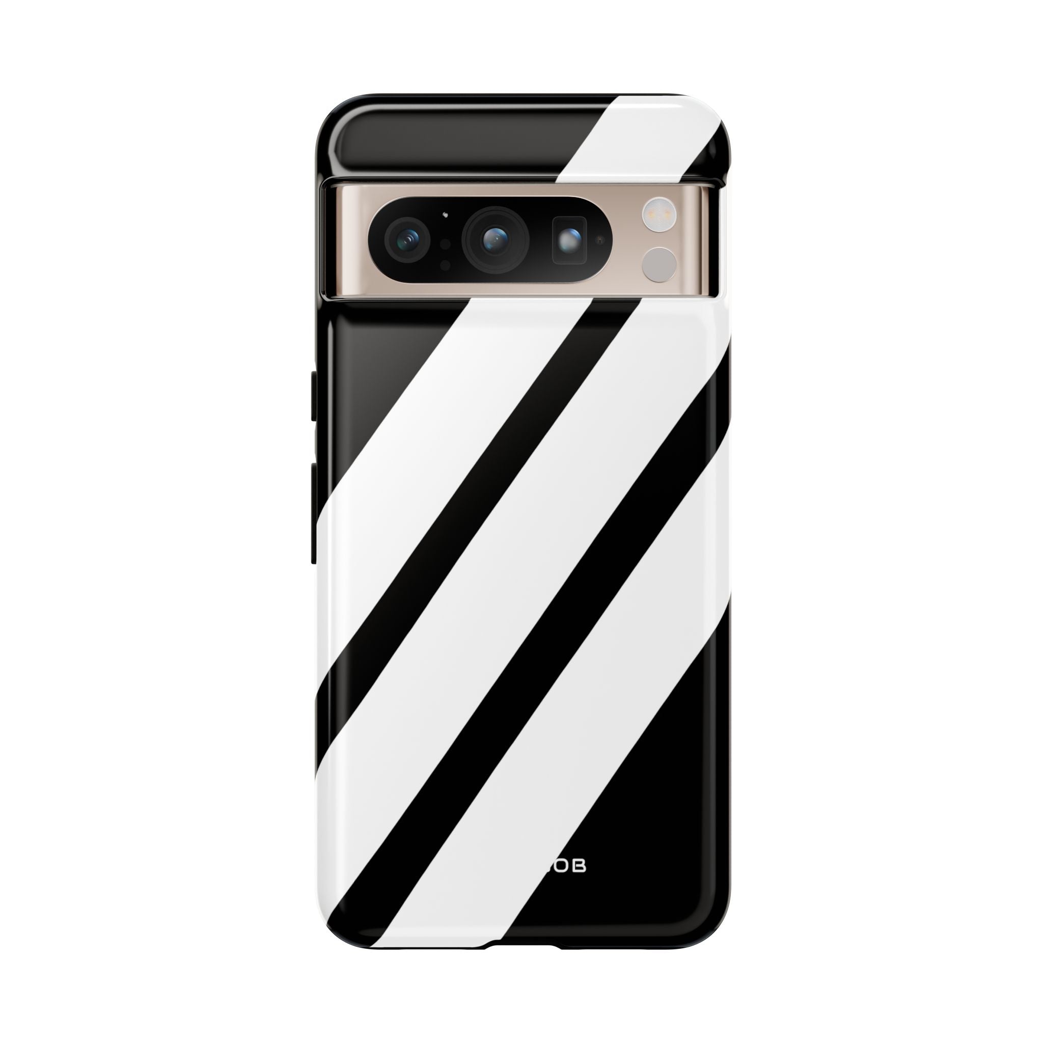 Diagonal Bands Noir Google Pixel 8 Pro Case - Tough