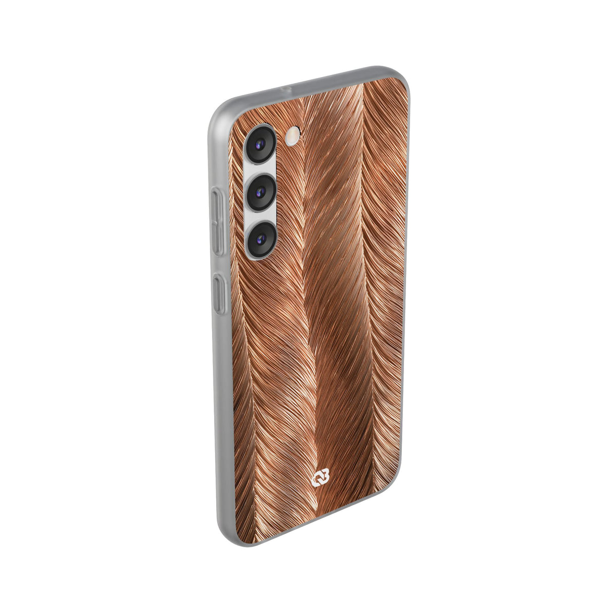 Rose Gold Weave · Lite Phone Case for Samsung · Brown