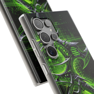 Cyber Sigil Grid · Lite Phone Case for Samsung · Green