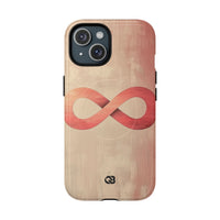 Terrakotta „Infinity Stroke“ · Tough+ Case · MagSafe
