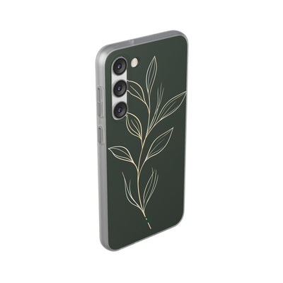 Green Lite Phone Case for Samsung - Deep Moss Willow