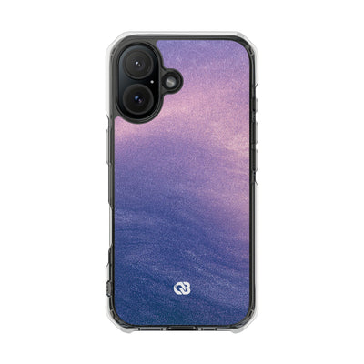 Ethereal Violet Glow · Clear Impact Magnetic Phone Case for iPhone · Purple