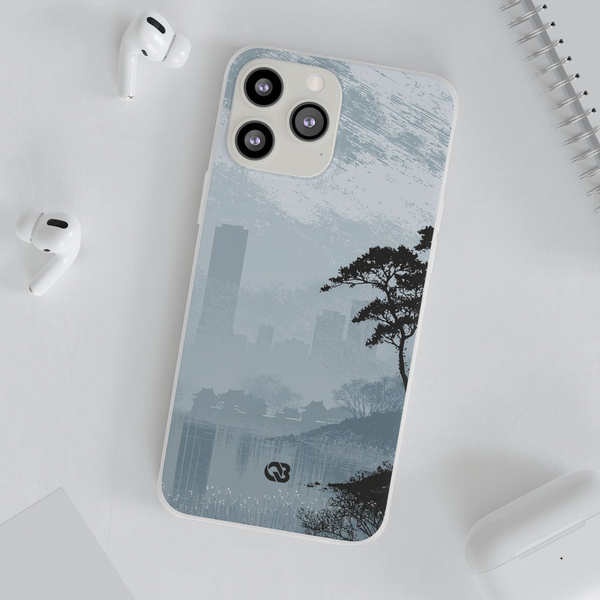 Misty Horizon · Lite Phone Case for iPhone ·  Blue