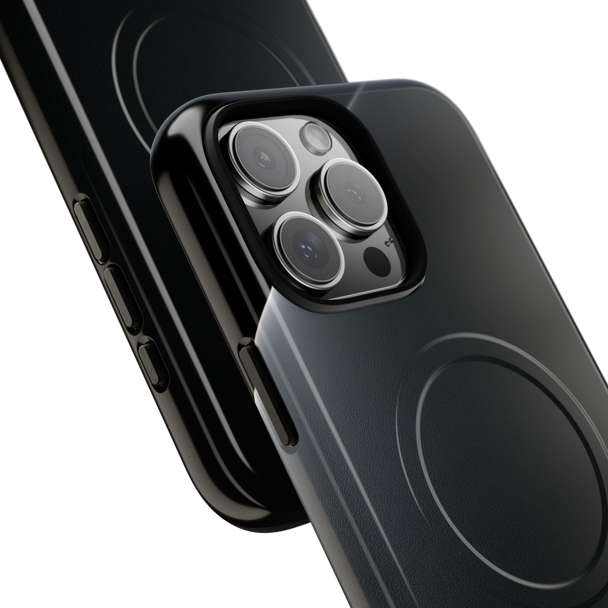 Black Tough 2.0 Magsafe Phone Case for iPhone - Obsidian Lunar Arch