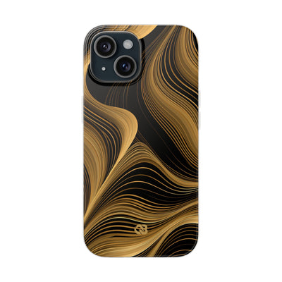 Gold Lite Phone Case for iPhone - Molten Copper Strands