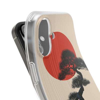 Beige Lite Phone Case for iPhone - Kyoto Crimson Pine