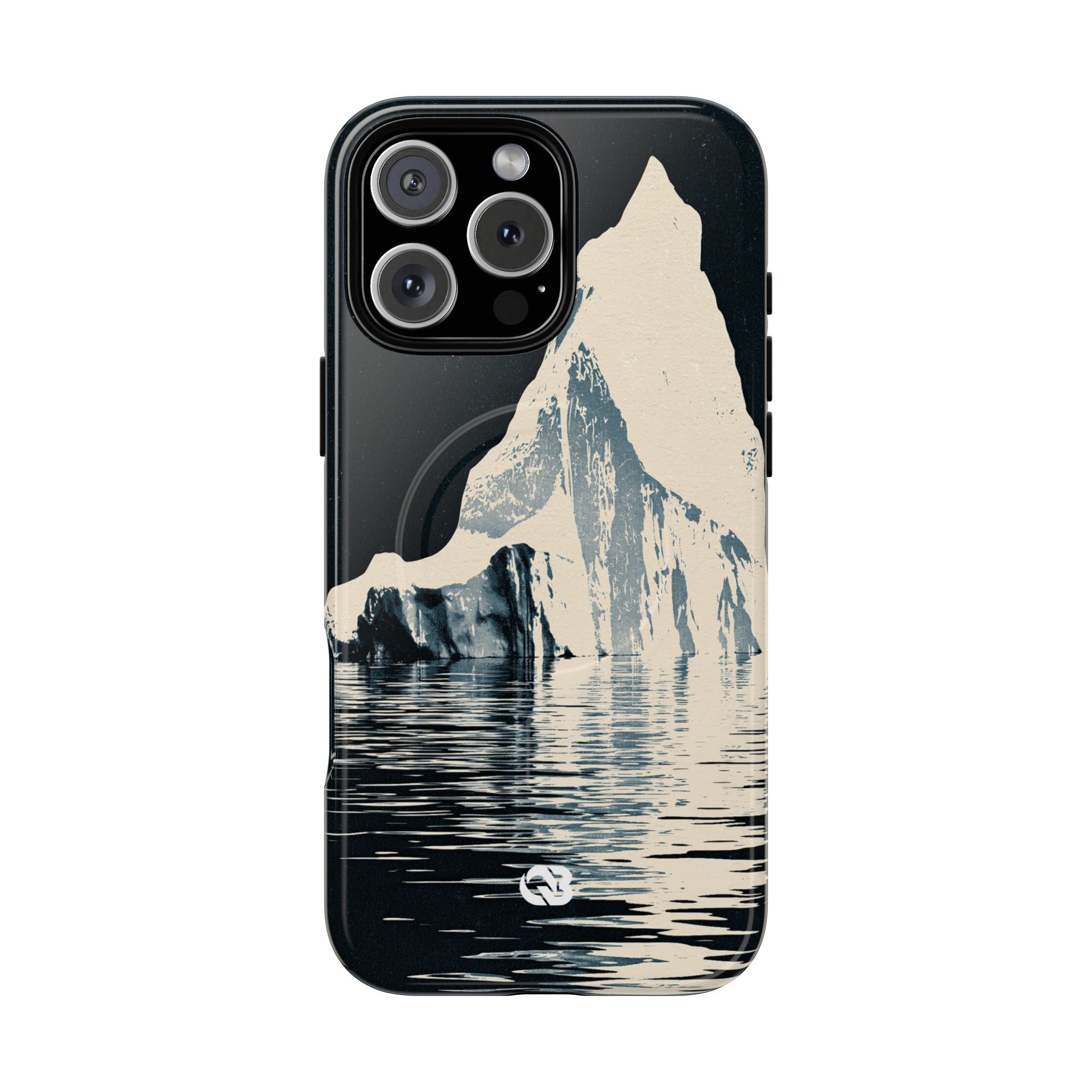 Blue Tough 2.0 Magsafe Phone Case for iPhone - Frozen Navy Monolith