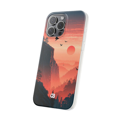 Orange Lite Phone Case for iPhone - Crimson Ridge Flight