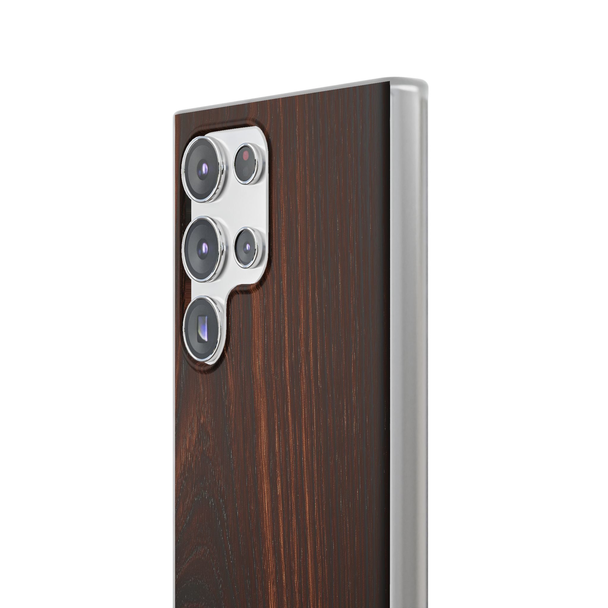 Brown Lite Phone Case for Samsung - Burnished Mahogany Grain