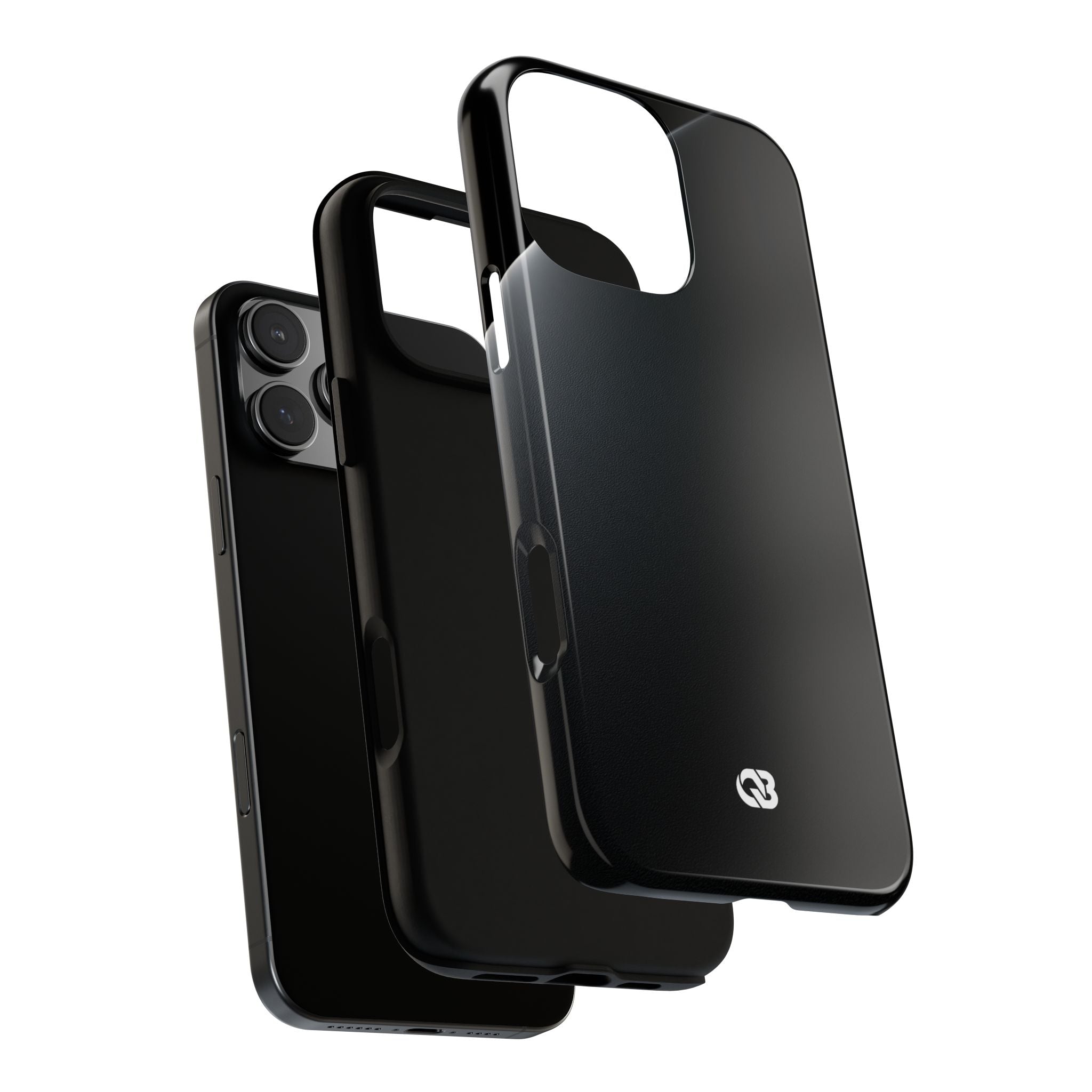 Black Tough Phone Case for iPhone - Obsidian Lunar Arch