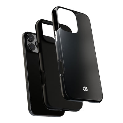 Black Tough Phone Case for iPhone - Obsidian Lunar Arch