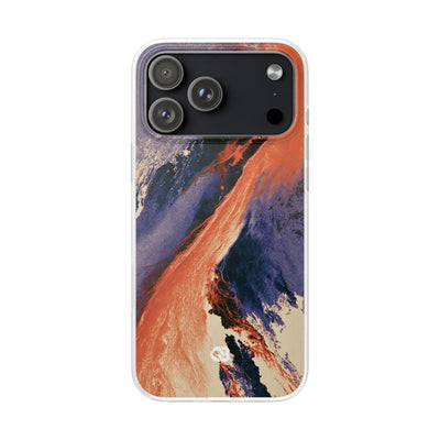 Solar Aura Drift · Lite Phone Case for iPhone ·  Orange