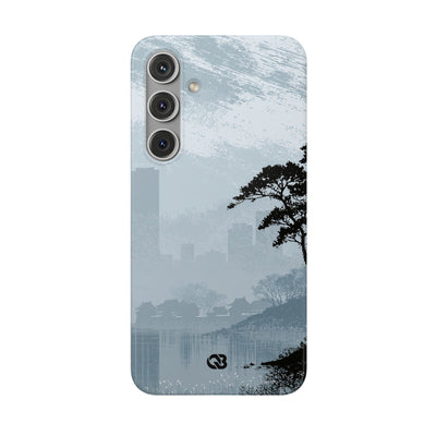 Grey Lite Phone Case for Samsung - Steel Slate Zen