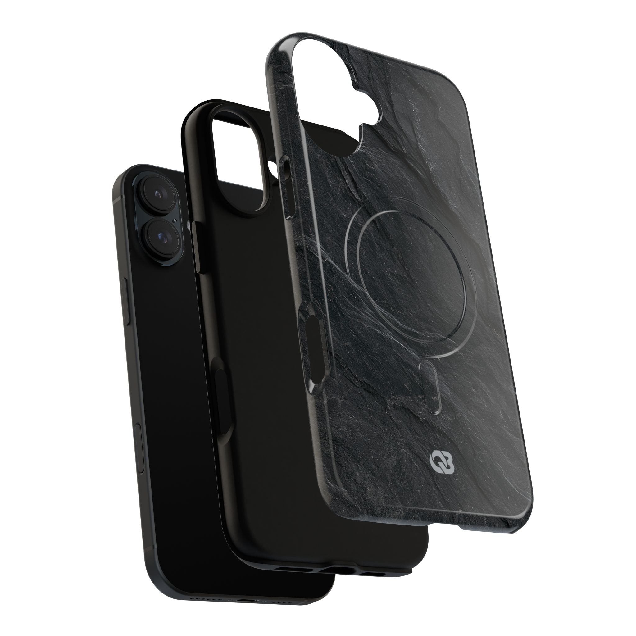 Black Tough 2.0 Magsafe Phone Case for iPhone - Midnight Slate Ridge