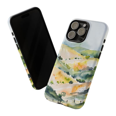Verdant Mist Valleys · Tough Phone Case for iPhone