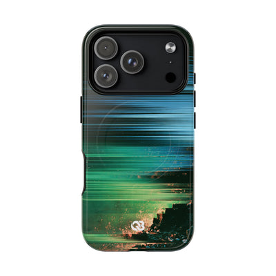 Digital Shoreline Drift · Tough 2.0 Magnetic Phone Case for iPhone · Teal