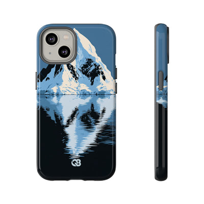 Blue Tough Phone Case for iPhone - Arctic Summit Mirror