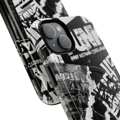 Underground Punk Collage · Tough 2.0 Magnetic Phone Case for iPhone · Black