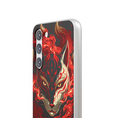 Crimson Kitsune Spirit · Lite Phone Case for Samsung · Red