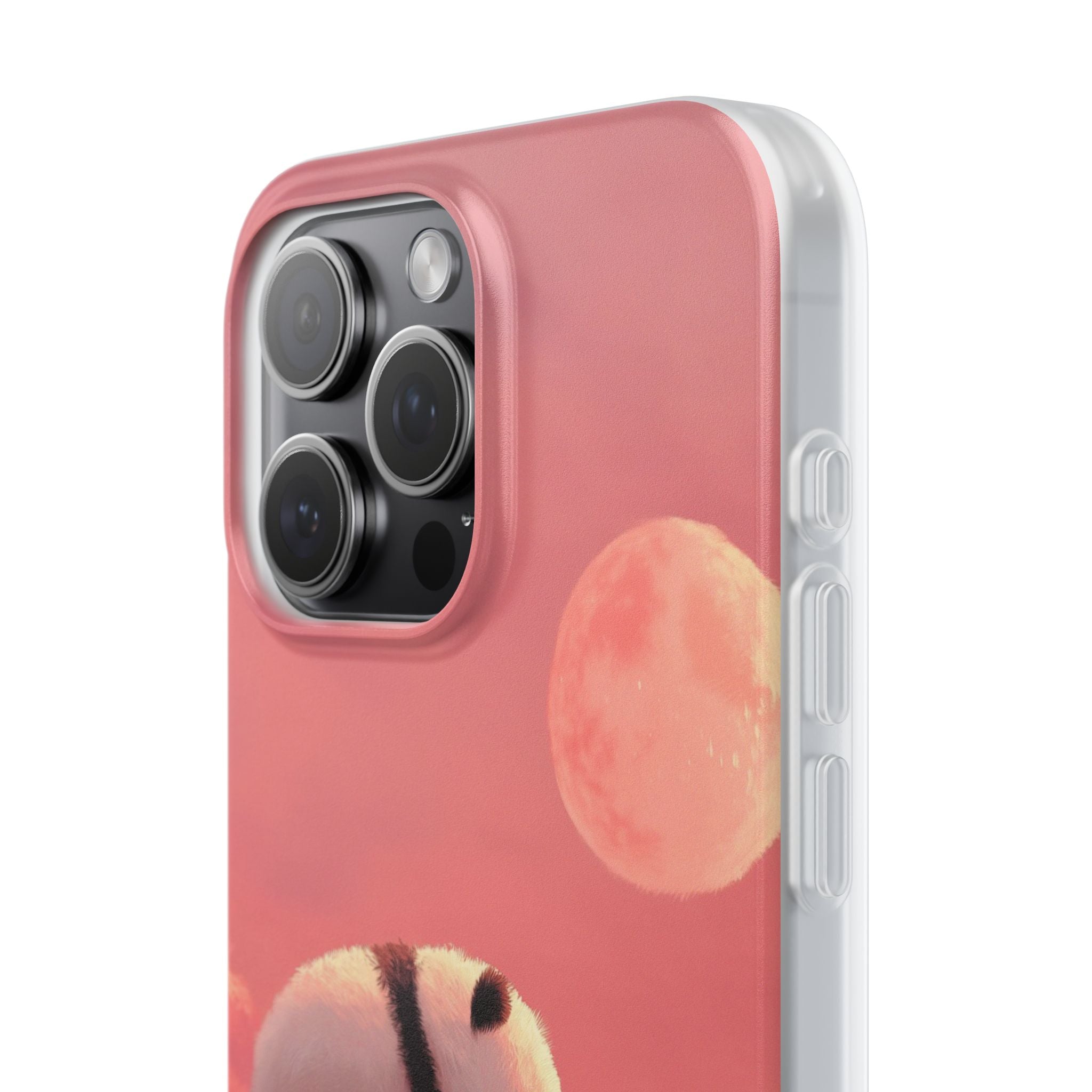 Rose Moon Panda · Soft Phone Case for iPhone