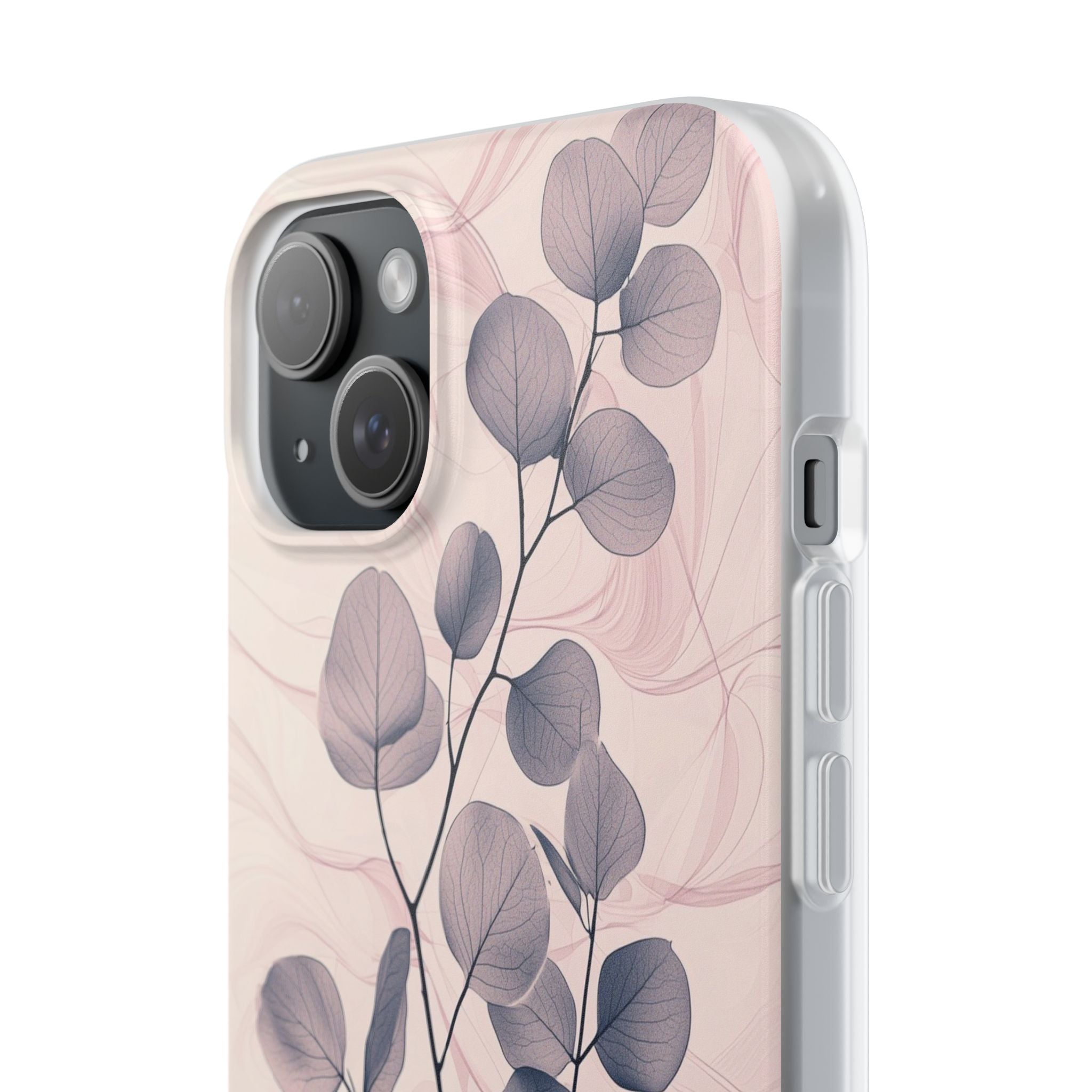 Ethereal Indigo Eucalyptus · Soft Phone Case for iPhone