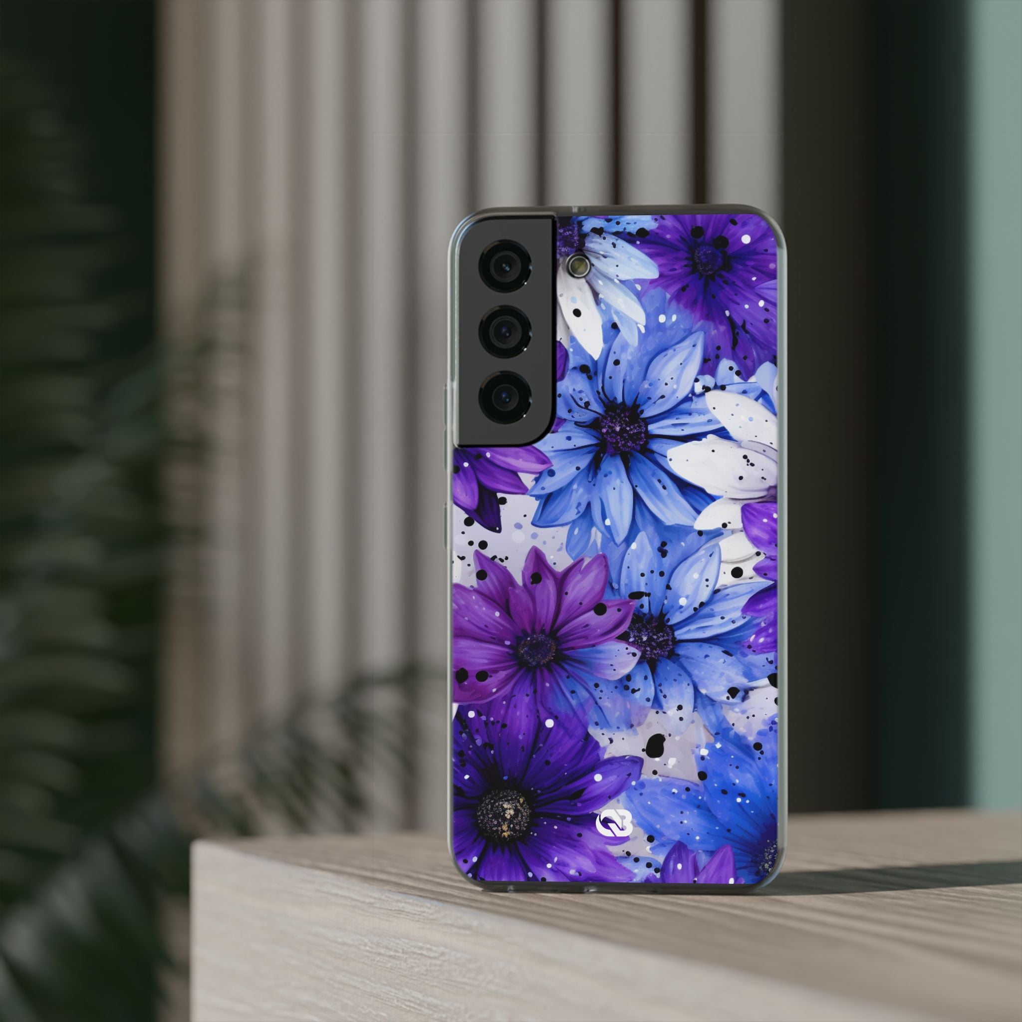 Ink Splatter Blooms · Soft Phone Case for Samsung