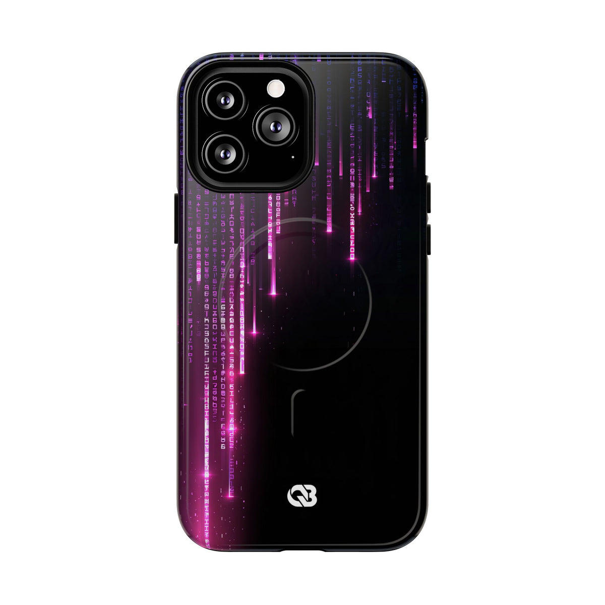 Binary Cascade · Tough 2.0 Magnetic Phone Case for iPhone · Black