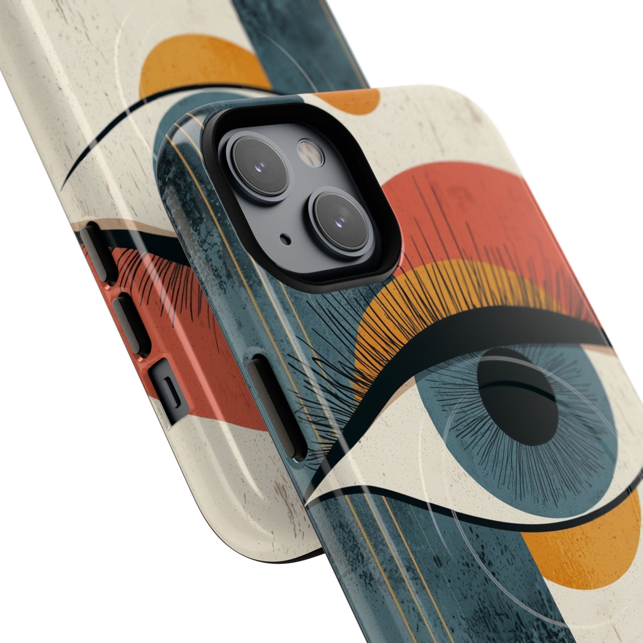 Distressed Azure Ocular · Tough+ Phone Case for iPhone · Magsafe