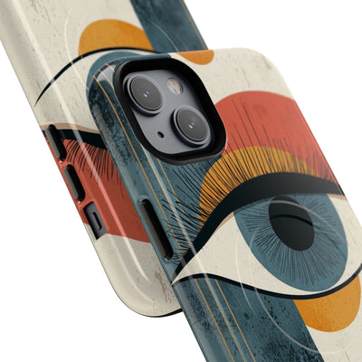 Distressed Azure Ocular · Tough+ Phone Case for iPhone · Magsafe