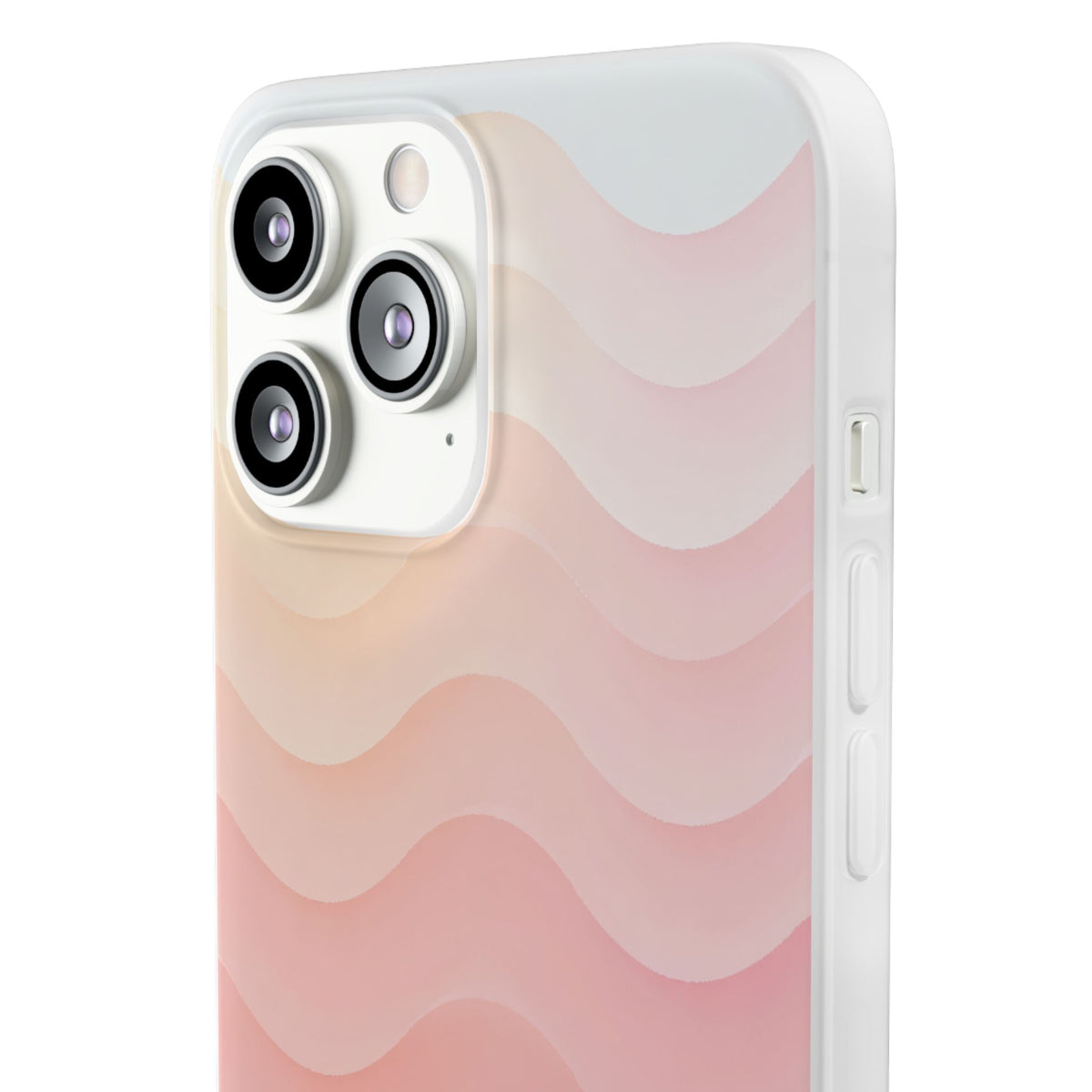 Blush Horizon Waves · Lite Phone Case for iPhone ·  Pink