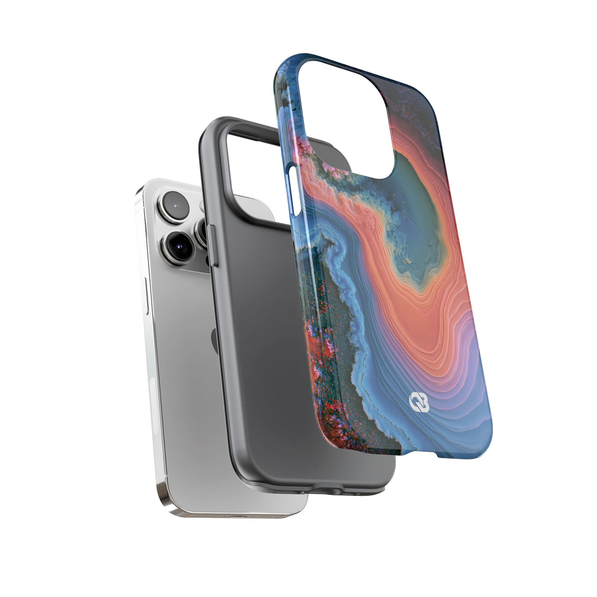 Luminous Resonance · Tough Phone Case for iPhone · Blue