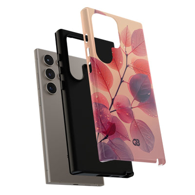 Dewy Magenta Foliage · Tough Phone Case for Samsung