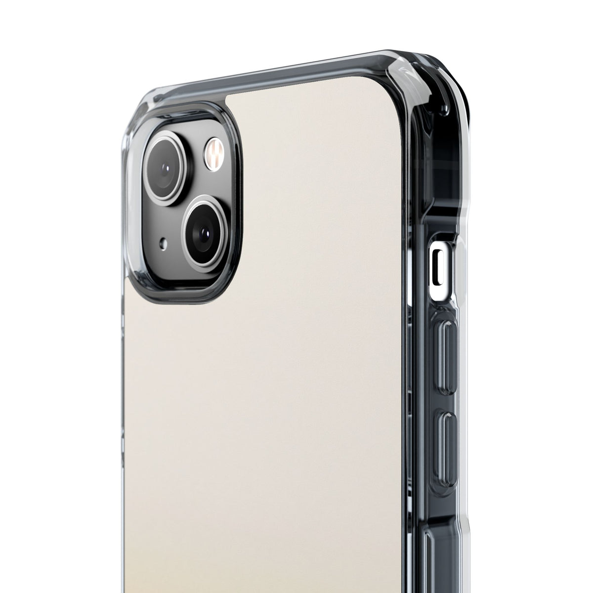 Solar Cream Ombre · Clear Impact Magnetic Phone Case for iPhone · Yellow