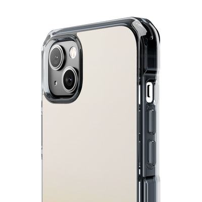 Solar Cream Ombre · Clear Impact Magnetic Phone Case for iPhone · Yellow