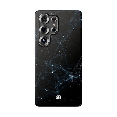 Black Lite Phone Case for Samsung - Arctic Neural Mesh