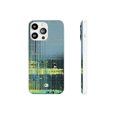 Acid Raster Circuit · Lite Phone Case for iPhone ·  Teal